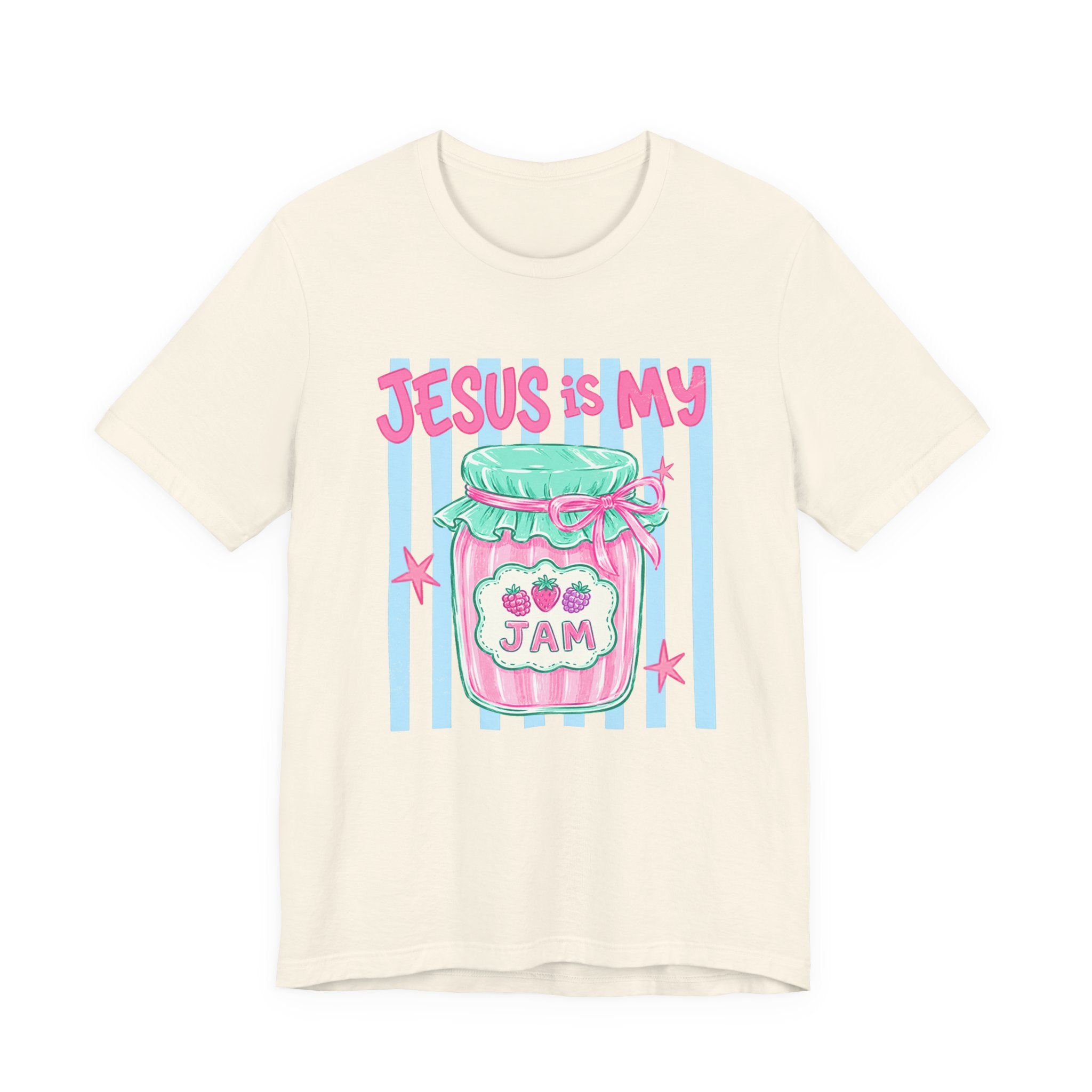 Jesus Is My Jam T-Shirt — Cute Pastel Christian Faith Tee