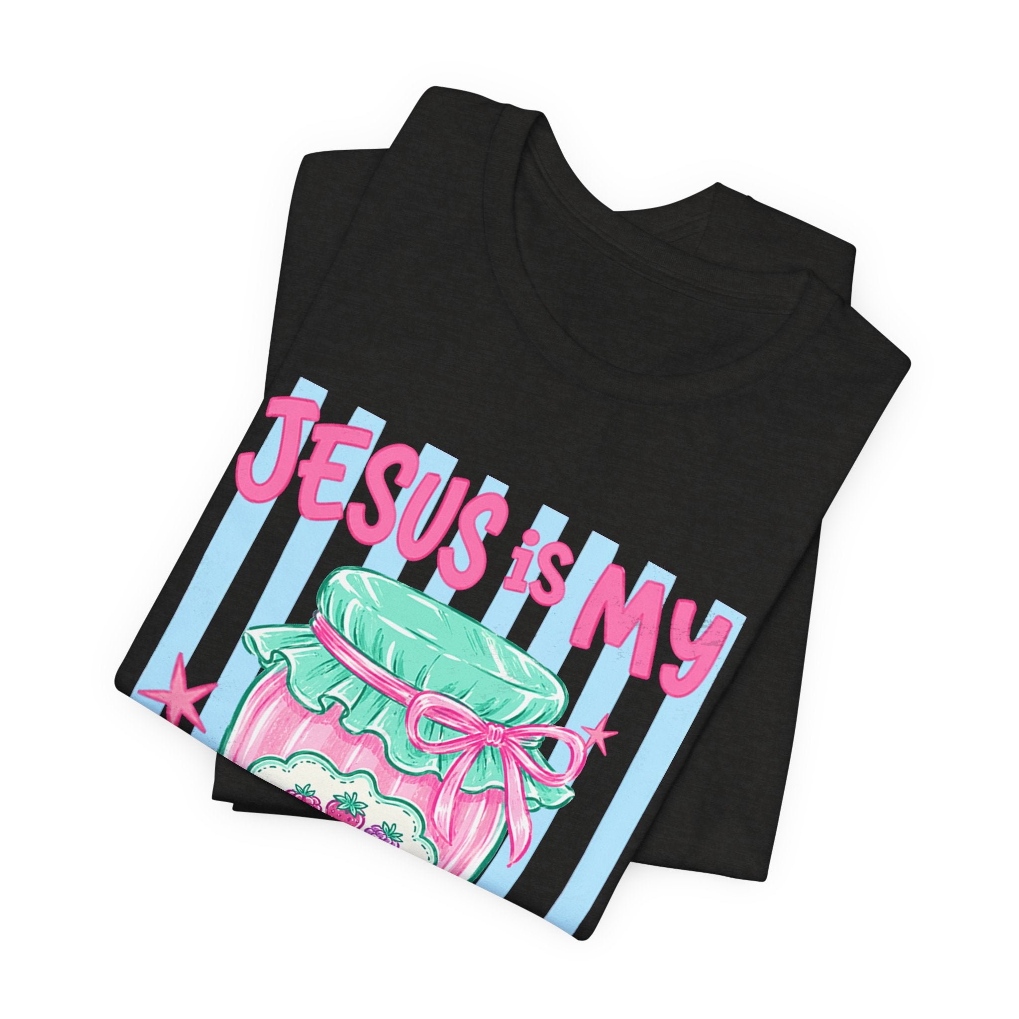 Jesus Is My Jam T-Shirt — Cute Pastel Christian Faith Tee