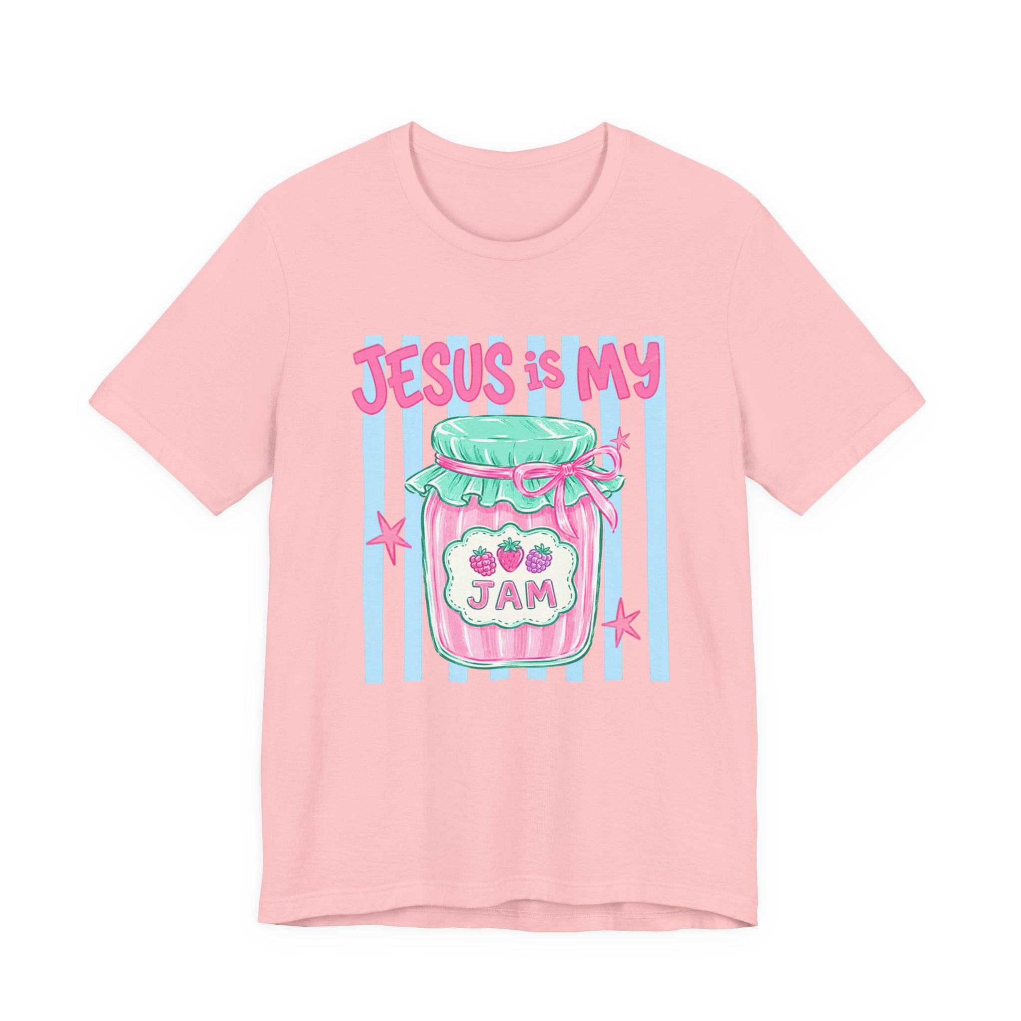 Jesus Is My Jam T-Shirt — Cute Pastel Christian Faith Tee