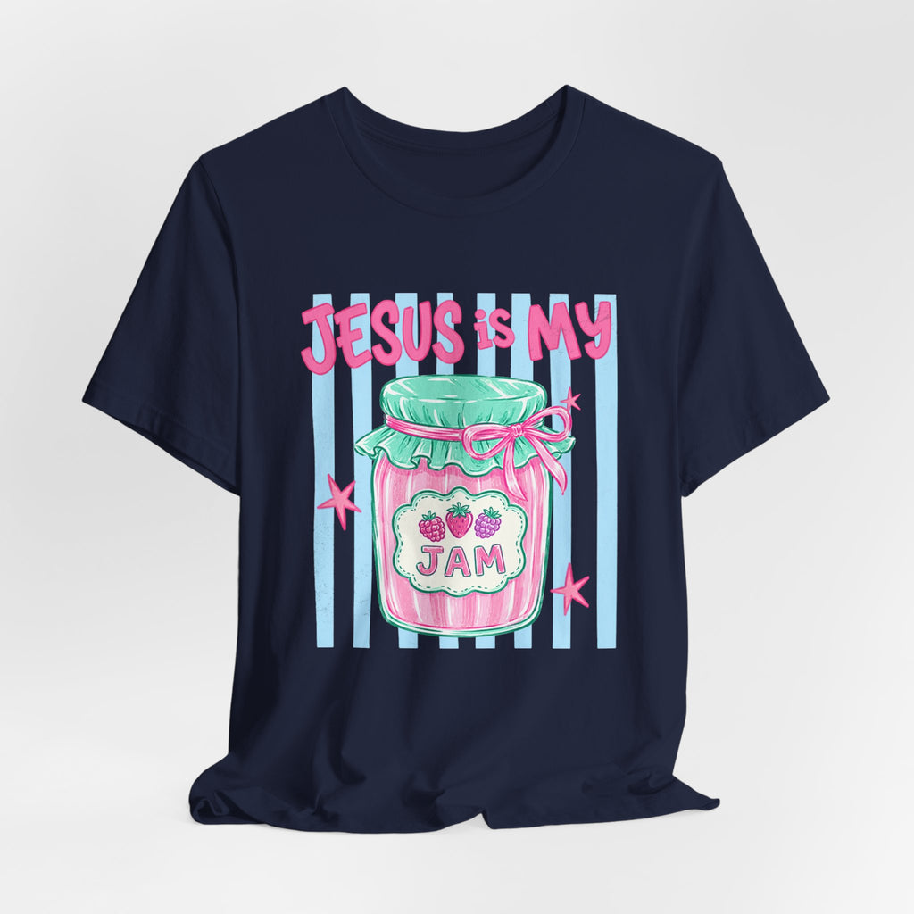 Jesus Is My Jam T-Shirt — Cute Pastel Christian Faith Tee