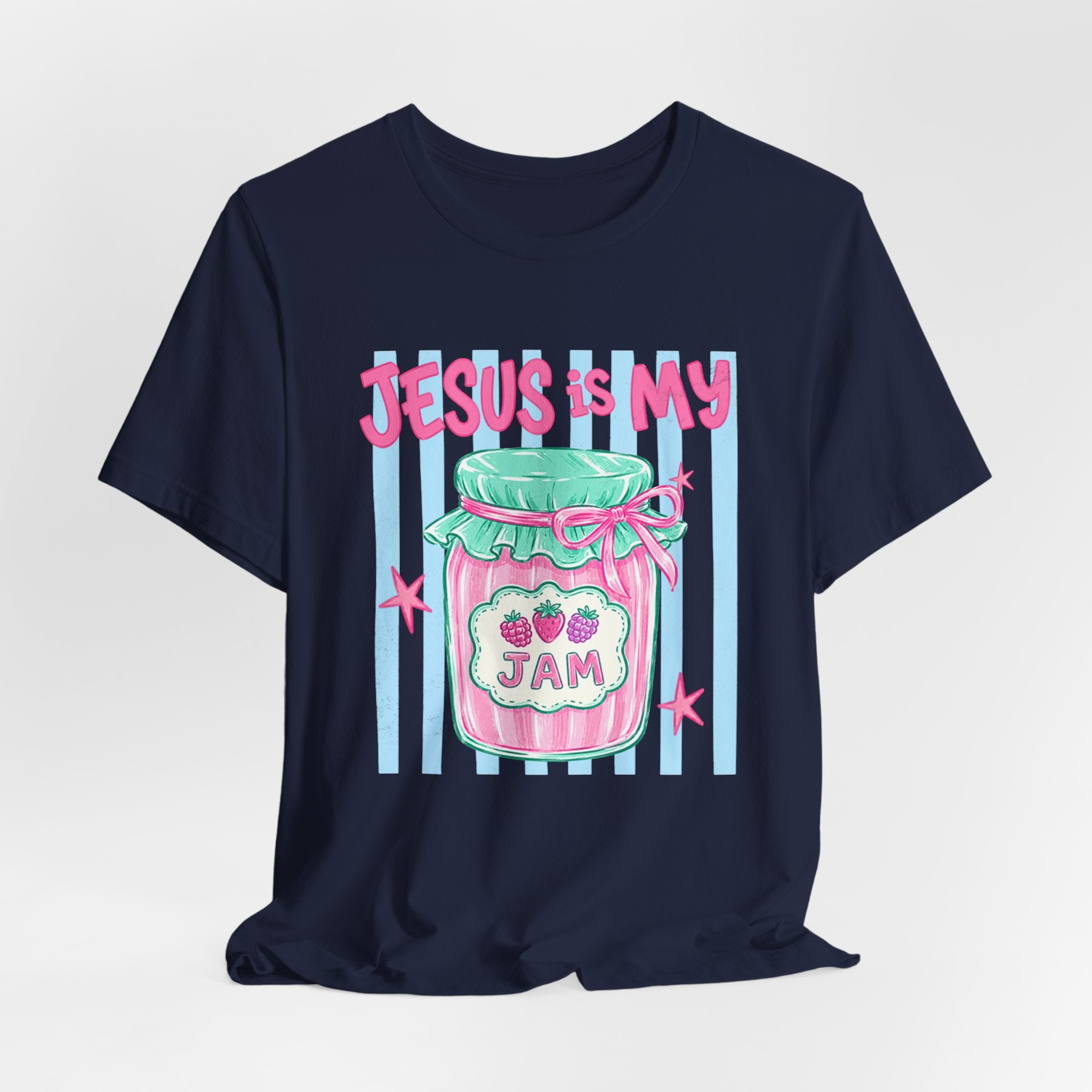 Jesus Is My Jam T-Shirt — Cute Pastel Christian Faith Tee