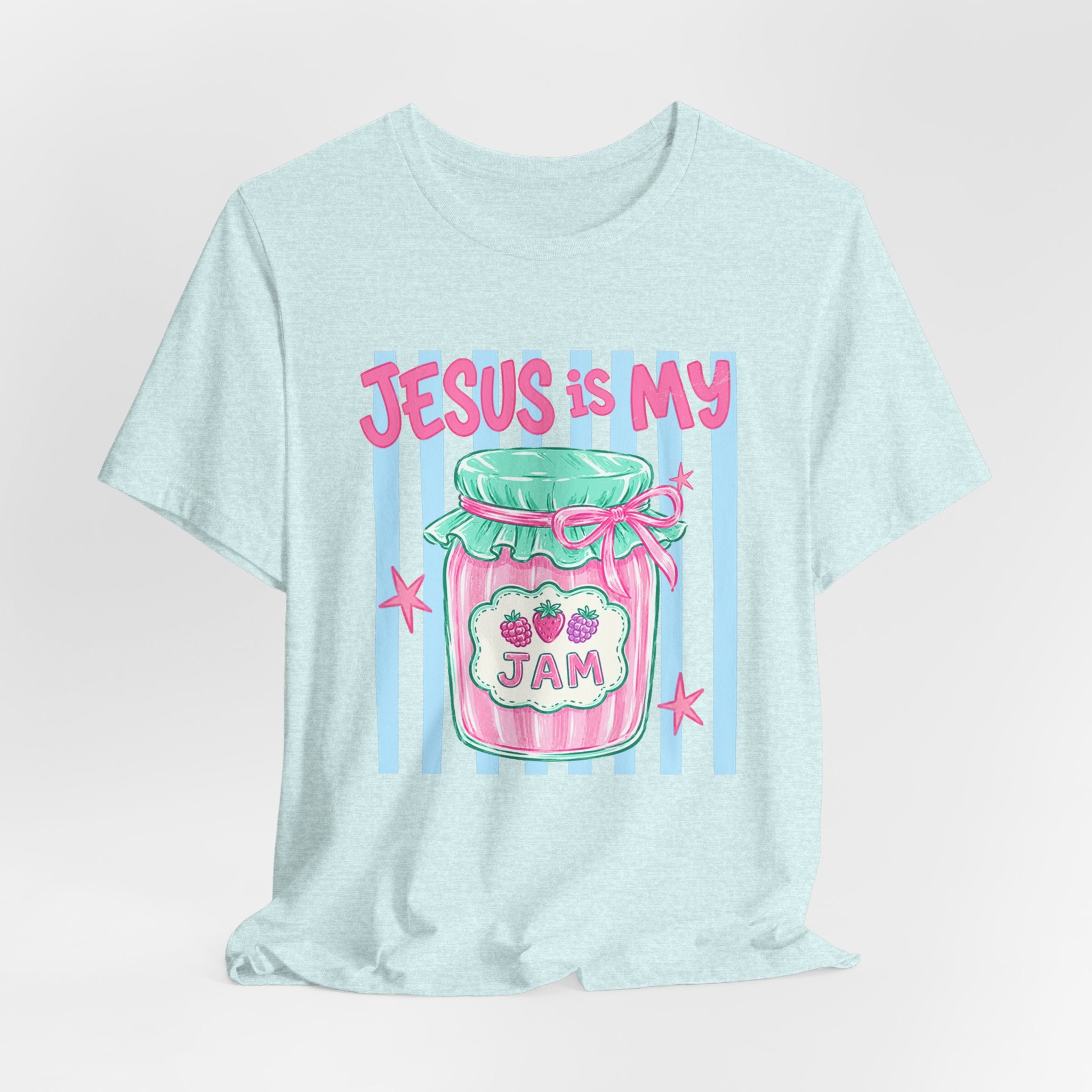 Jesus Is My Jam T-Shirt — Cute Pastel Christian Faith Tee