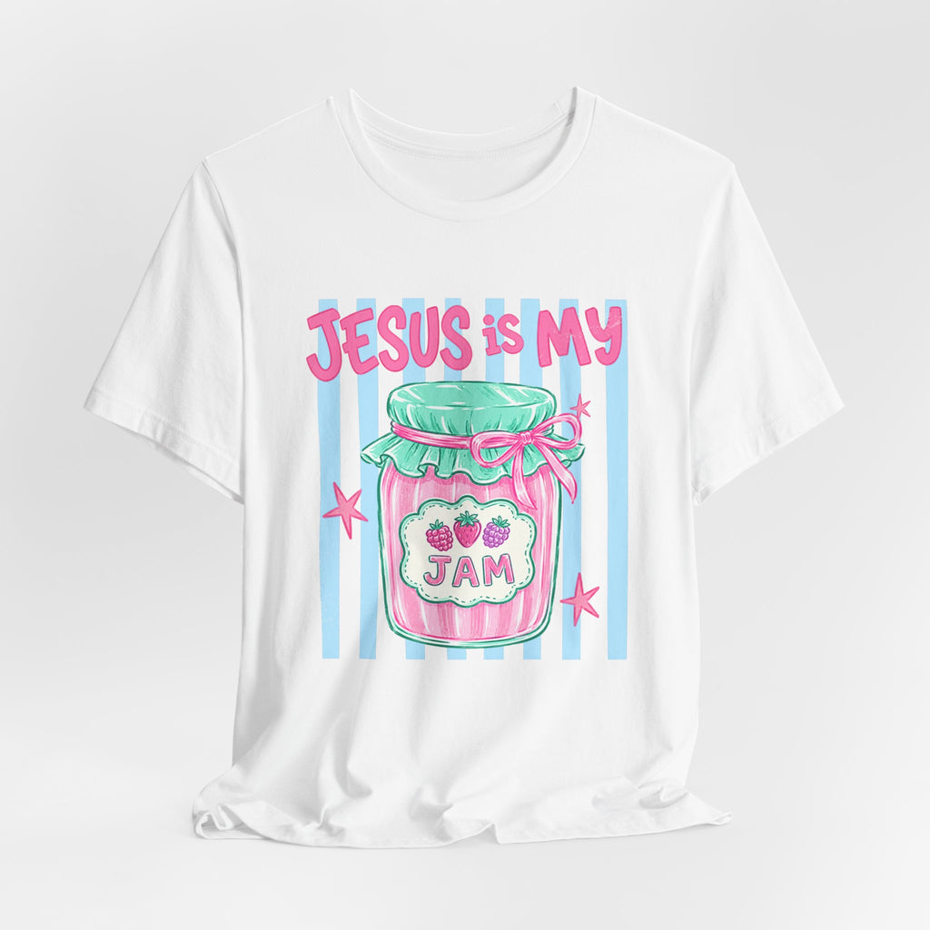 Jesus Is My Jam T-Shirt — Cute Pastel Christian Faith Tee