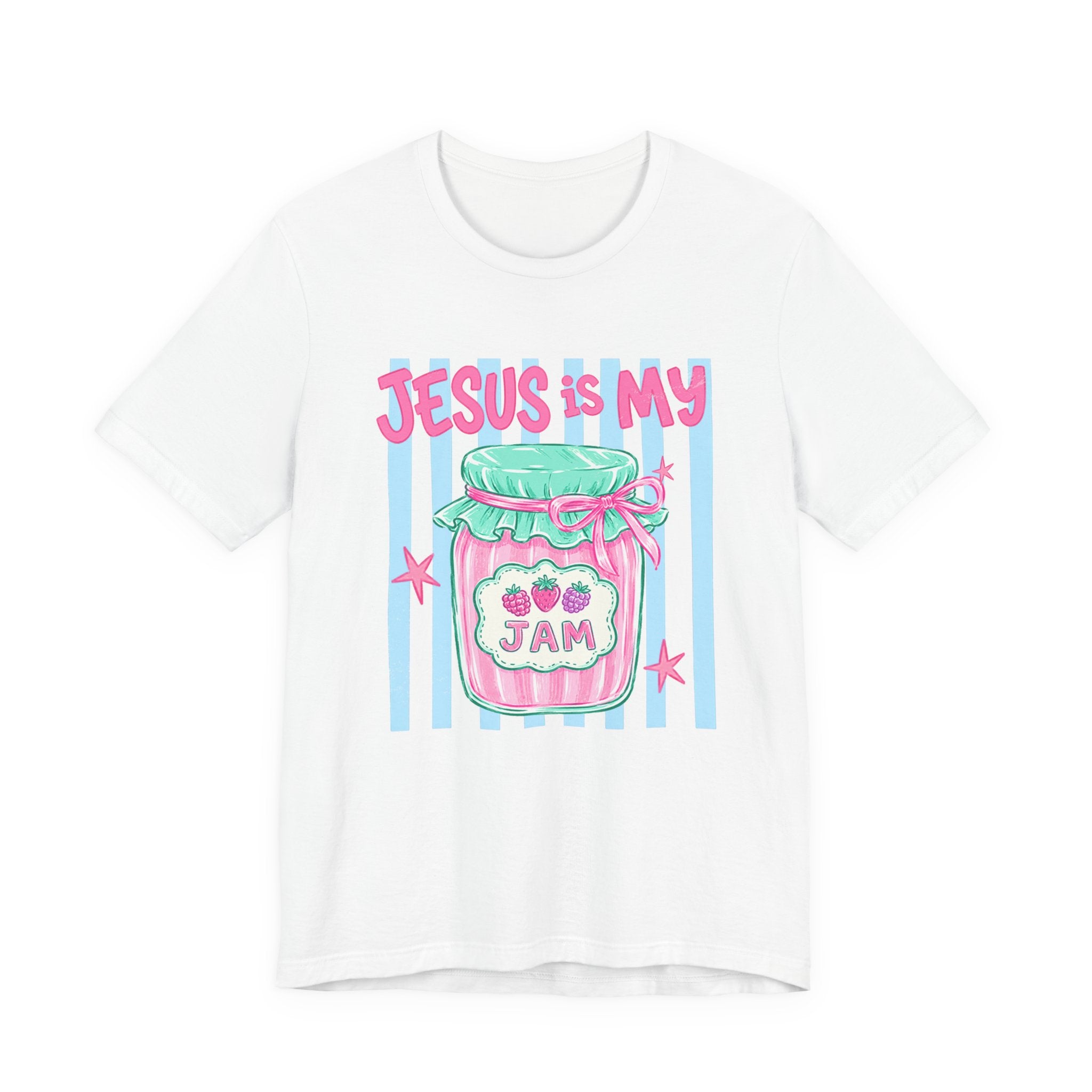 Jesus Is My Jam T-Shirt — Cute Pastel Christian Faith Tee