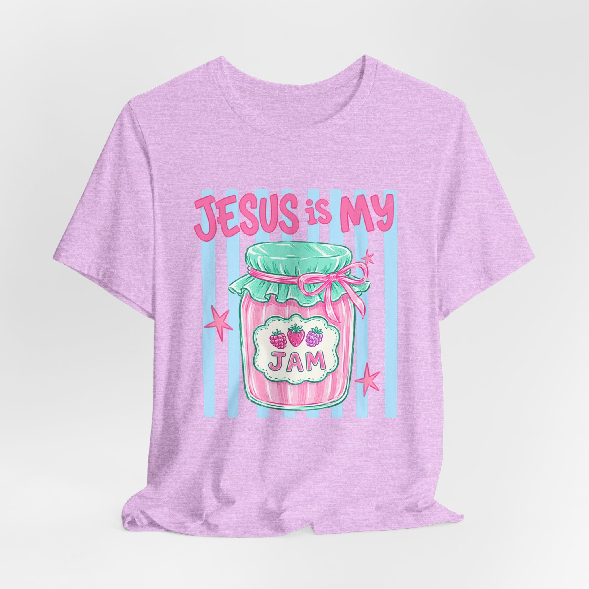 Jesus Is My Jam T-Shirt — Cute Pastel Christian Faith Tee