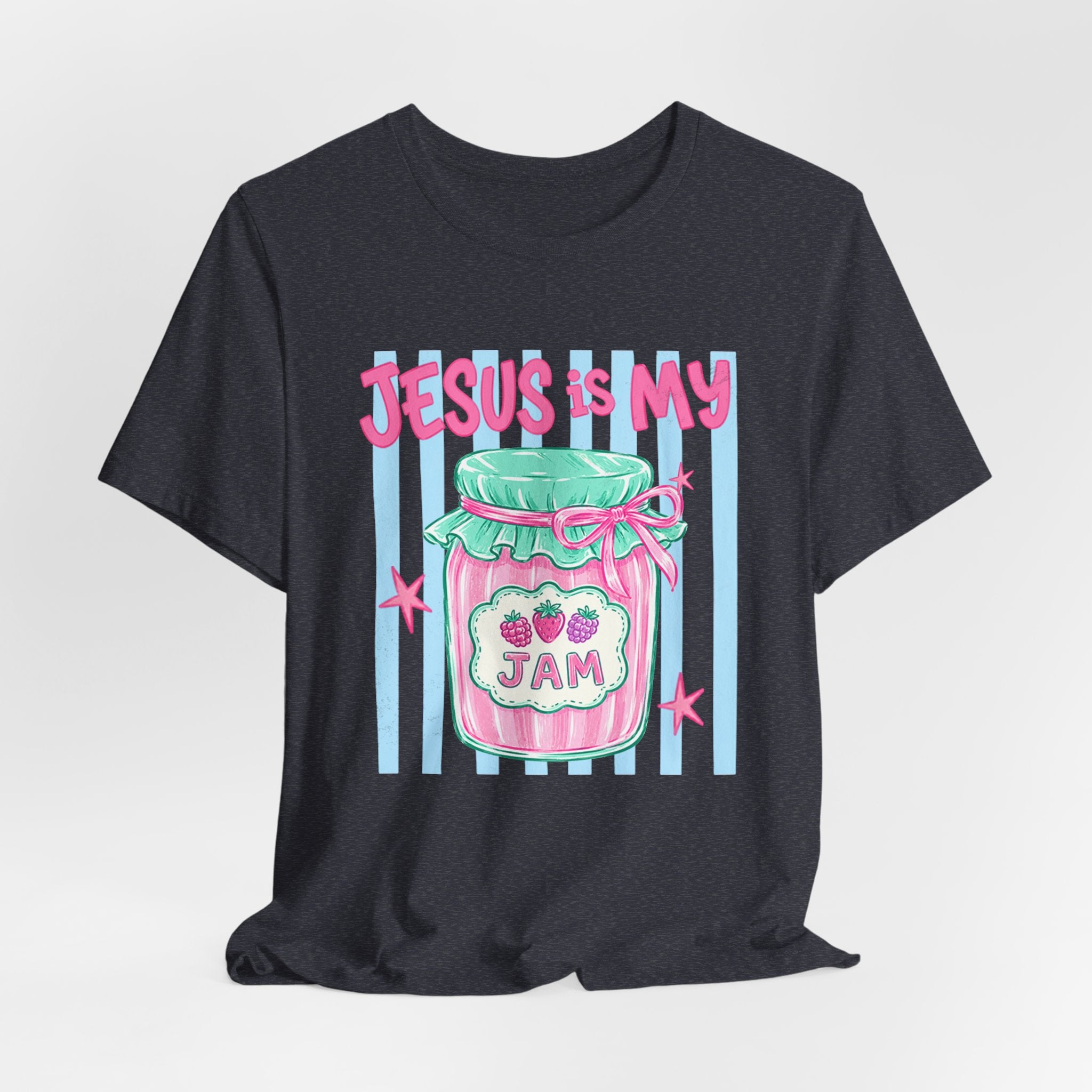Jesus Is My Jam T-Shirt — Cute Pastel Christian Faith Tee