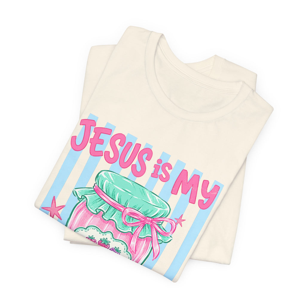 Jesus Is My Jam T-Shirt — Cute Pastel Christian Faith Tee