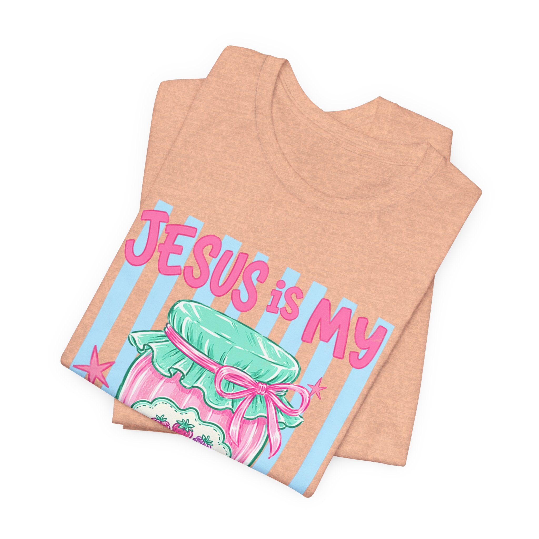 Jesus Is My Jam T-Shirt — Cute Pastel Christian Faith Tee