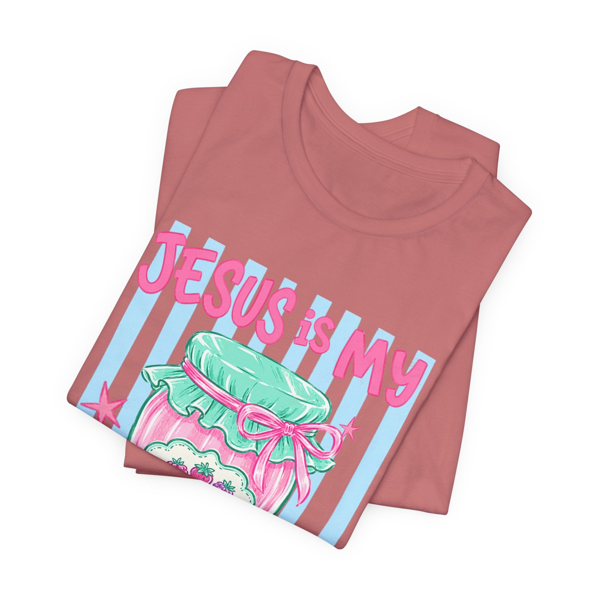 Jesus Is My Jam T-Shirt — Cute Pastel Christian Faith Tee