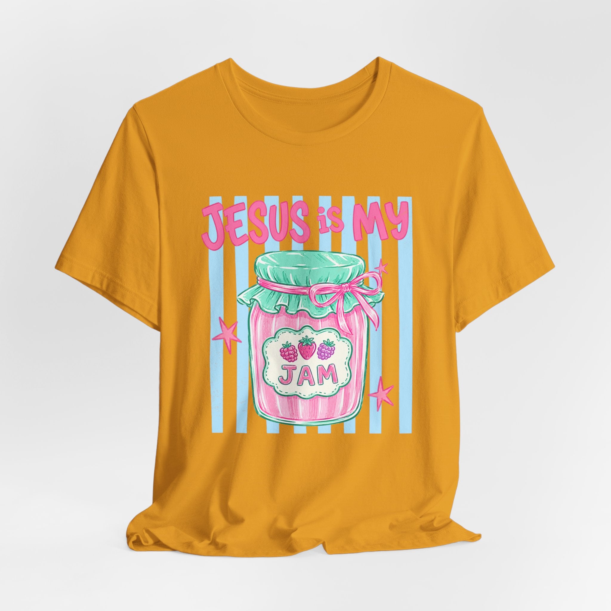 Jesus Is My Jam T-Shirt — Cute Pastel Christian Faith Tee