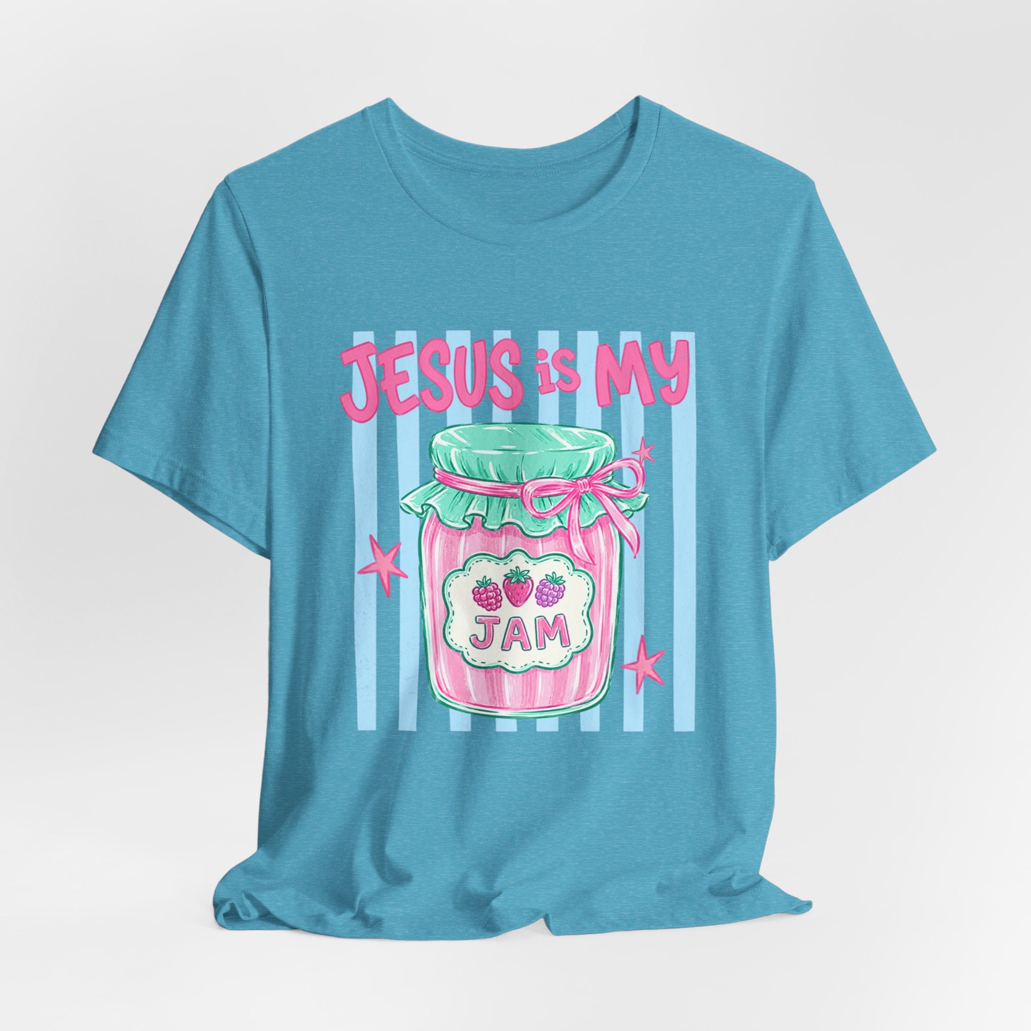 Jesus Is My Jam T-Shirt — Cute Pastel Christian Faith Tee