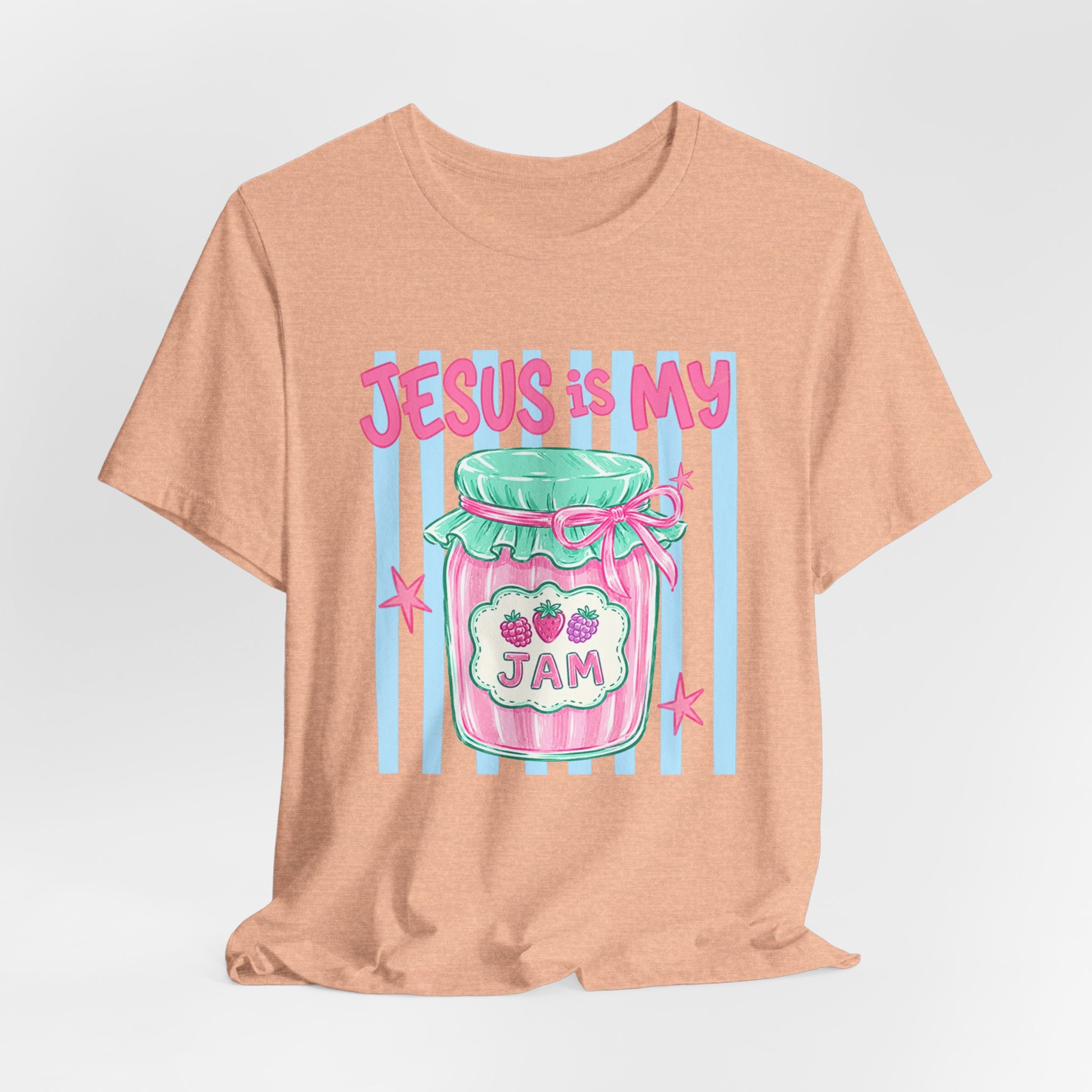 Jesus Is My Jam T-Shirt — Cute Pastel Christian Faith Tee