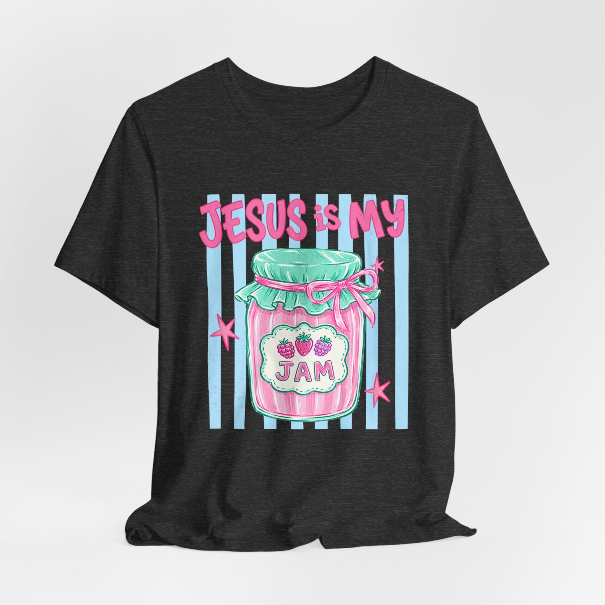 Jesus Is My Jam T-Shirt — Cute Pastel Christian Faith Tee
