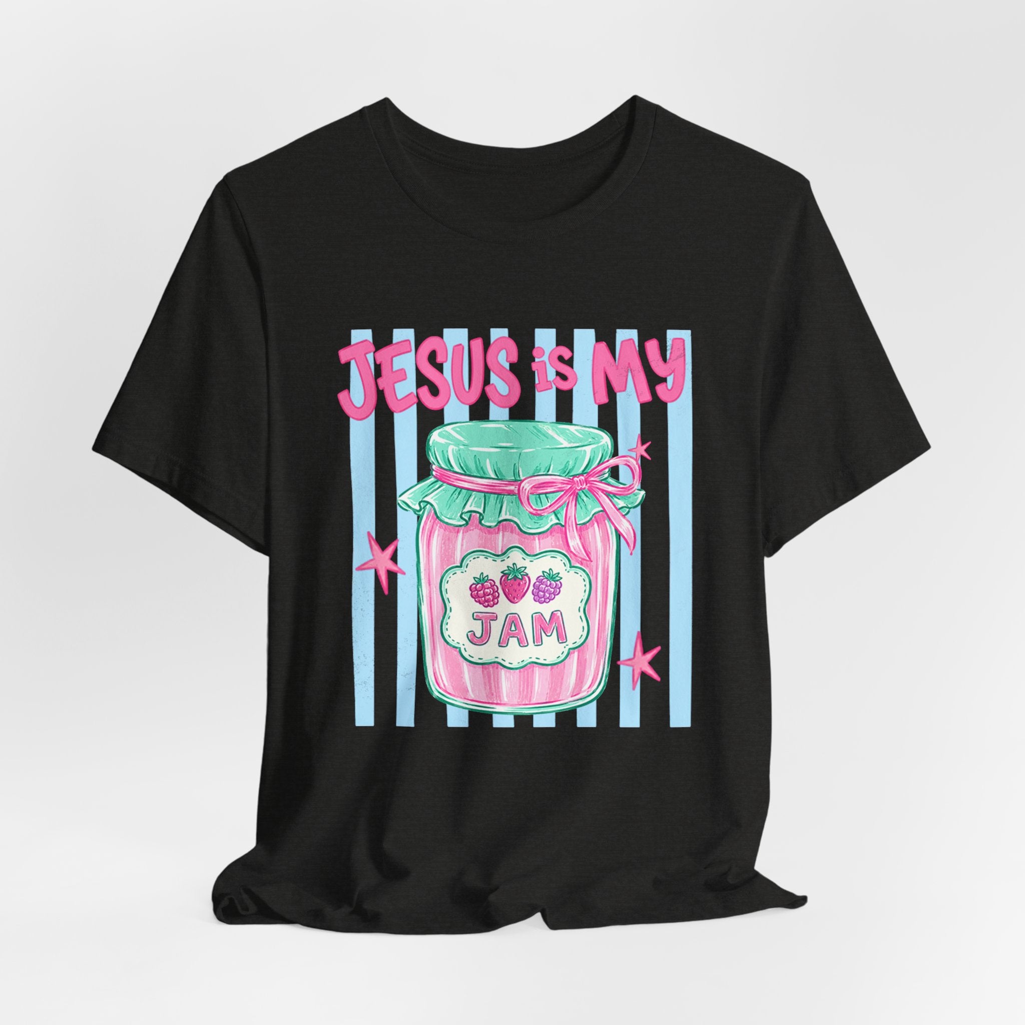 Jesus Is My Jam T-Shirt — Cute Pastel Christian Faith Tee
