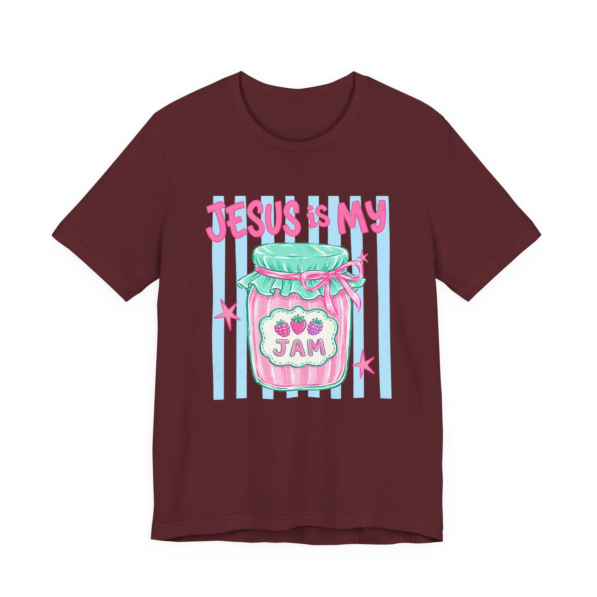 Jesus Is My Jam T-Shirt — Cute Pastel Christian Faith Tee