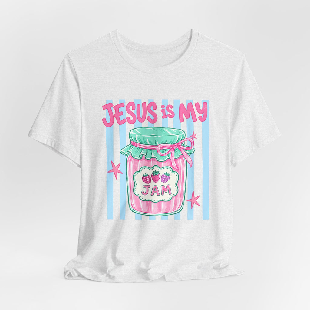 Jesus Is My Jam T-Shirt — Cute Pastel Christian Faith Tee