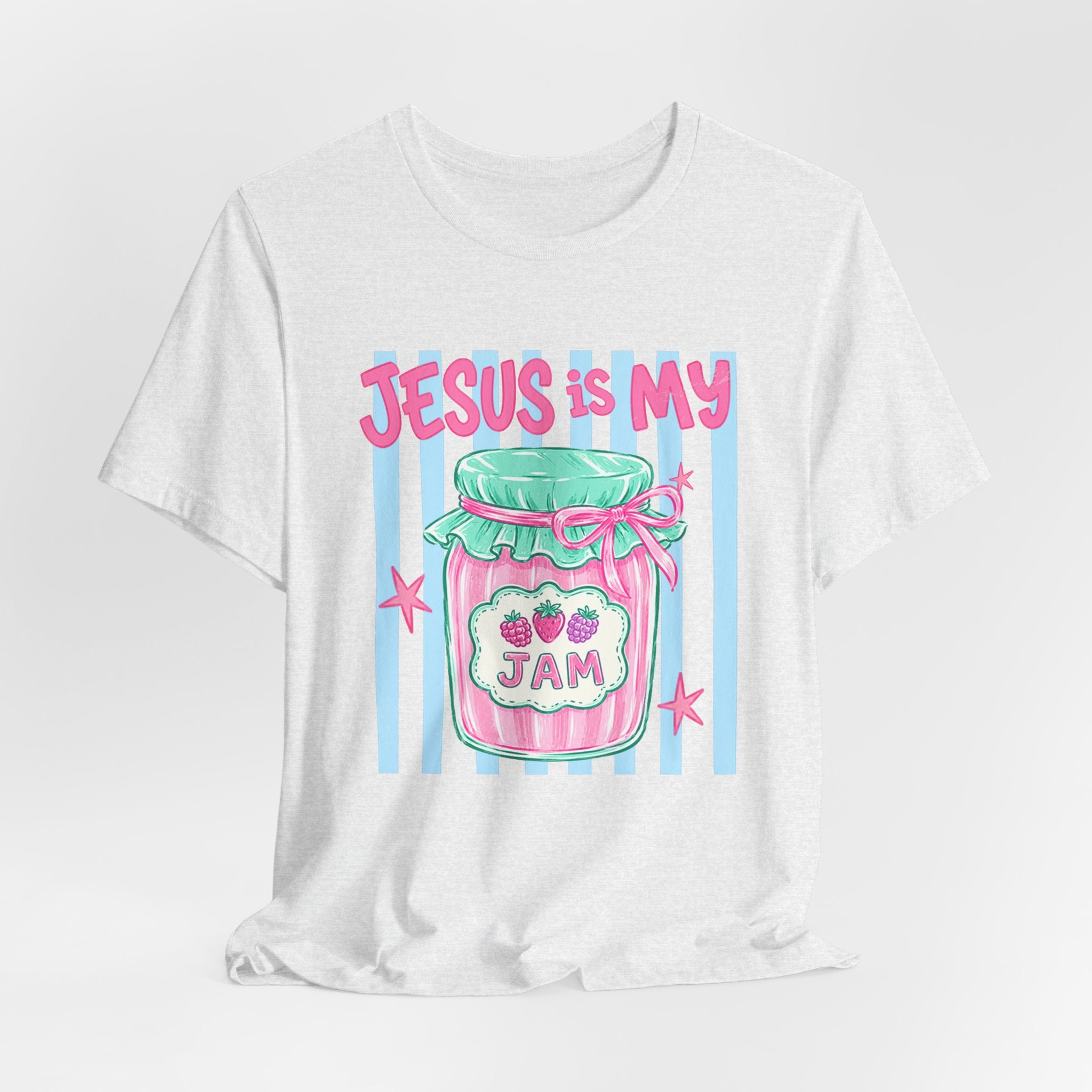 Jesus Is My Jam T-Shirt — Cute Pastel Christian Faith Tee