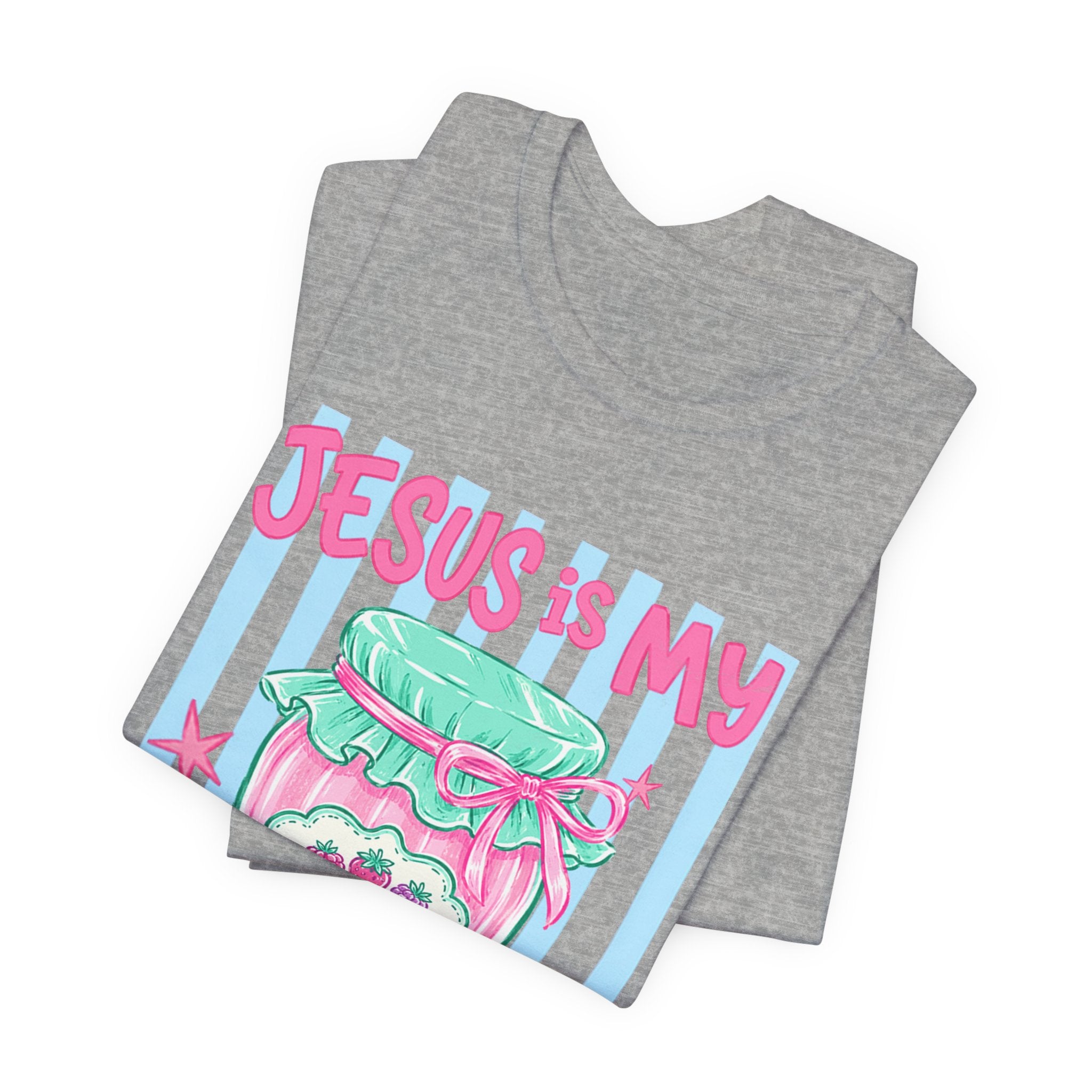 Jesus Is My Jam T-Shirt — Cute Pastel Christian Faith Tee
