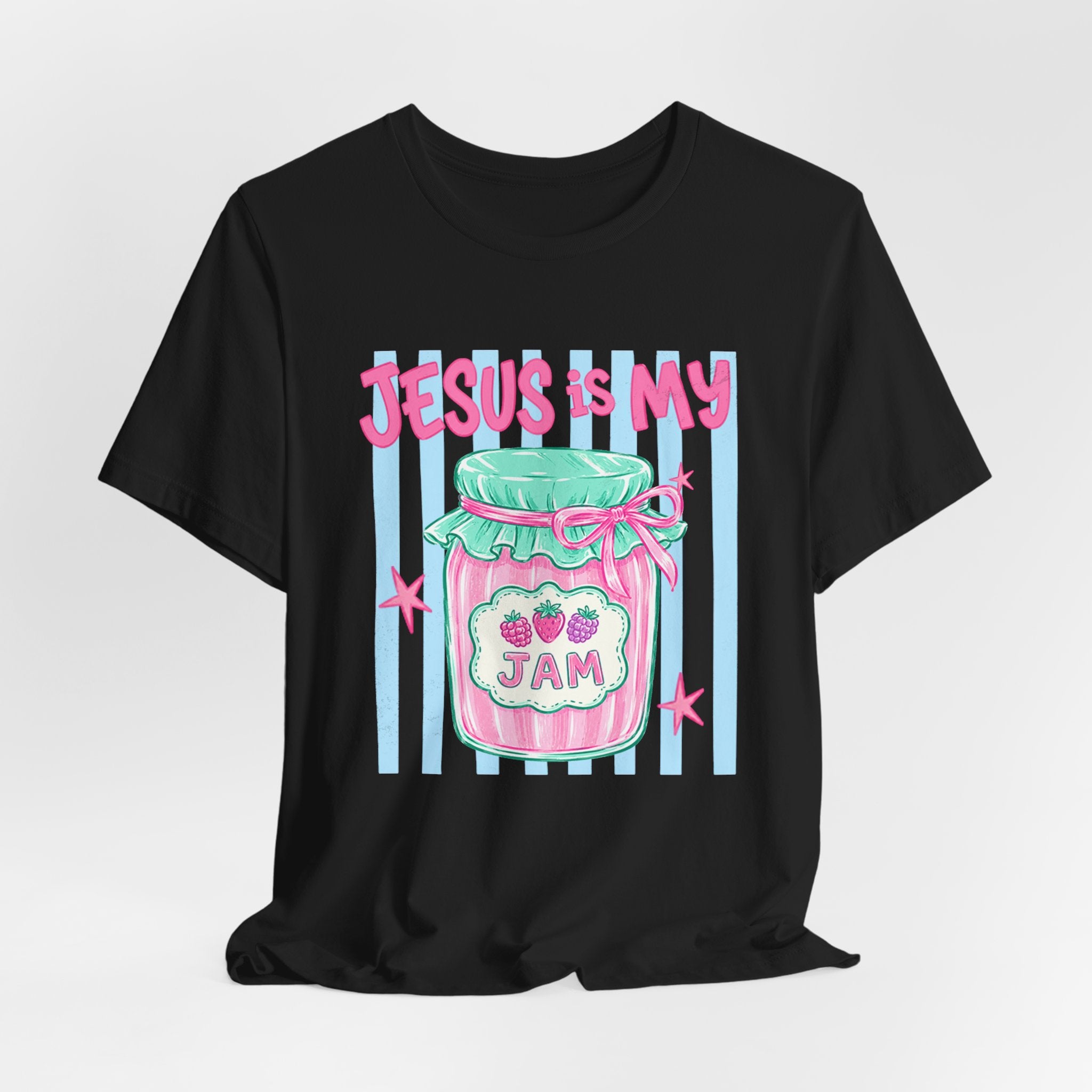 Jesus Is My Jam T-Shirt — Cute Pastel Christian Faith Tee