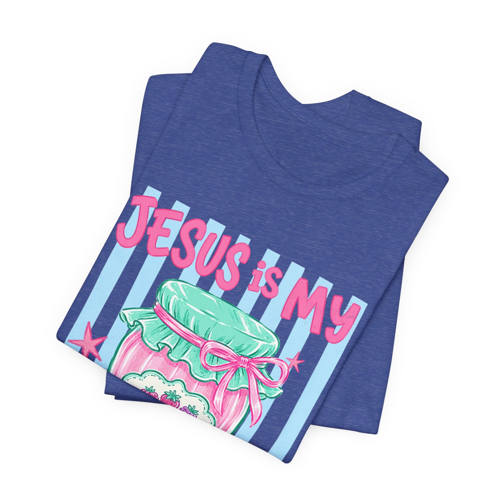 Jesus Is My Jam T-Shirt — Cute Pastel Christian Faith Tee