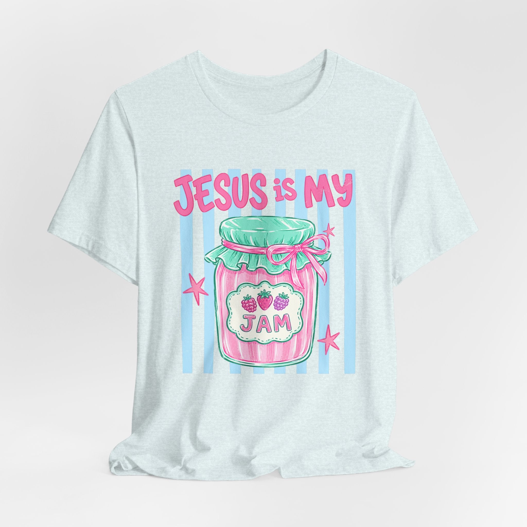 Jesus Is My Jam T-Shirt — Cute Pastel Christian Faith Tee