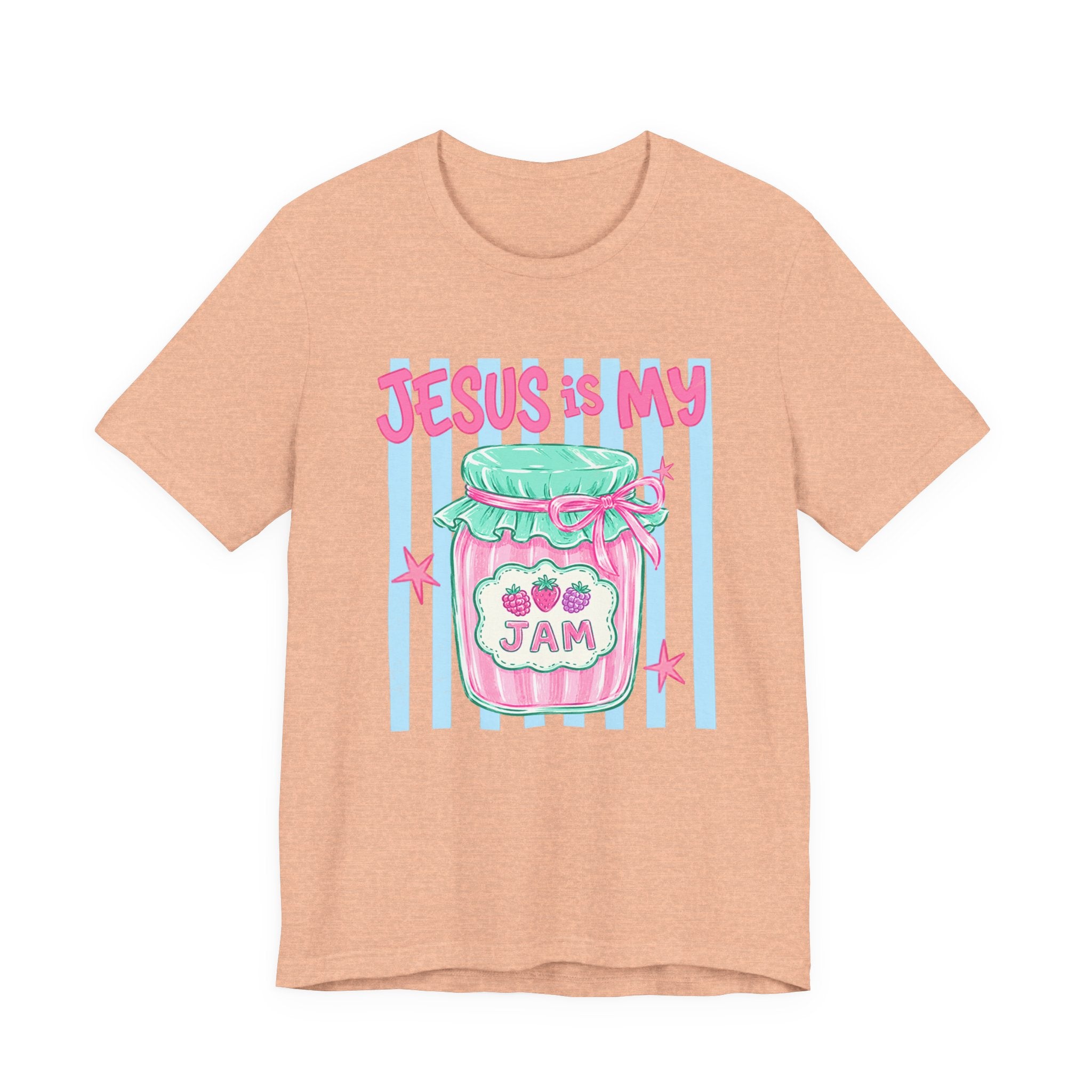 Jesus Is My Jam T-Shirt — Cute Pastel Christian Faith Tee