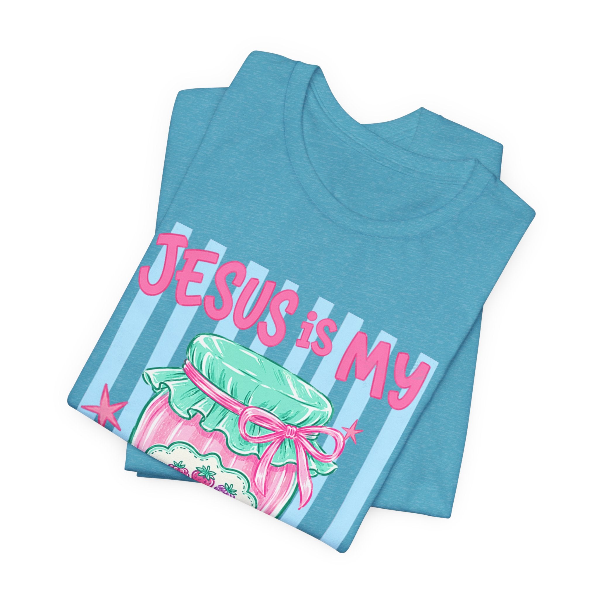 Jesus Is My Jam T-Shirt — Cute Pastel Christian Faith Tee