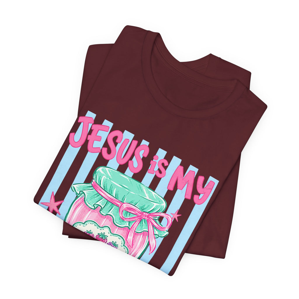 Jesus Is My Jam T-Shirt — Cute Pastel Christian Faith Tee