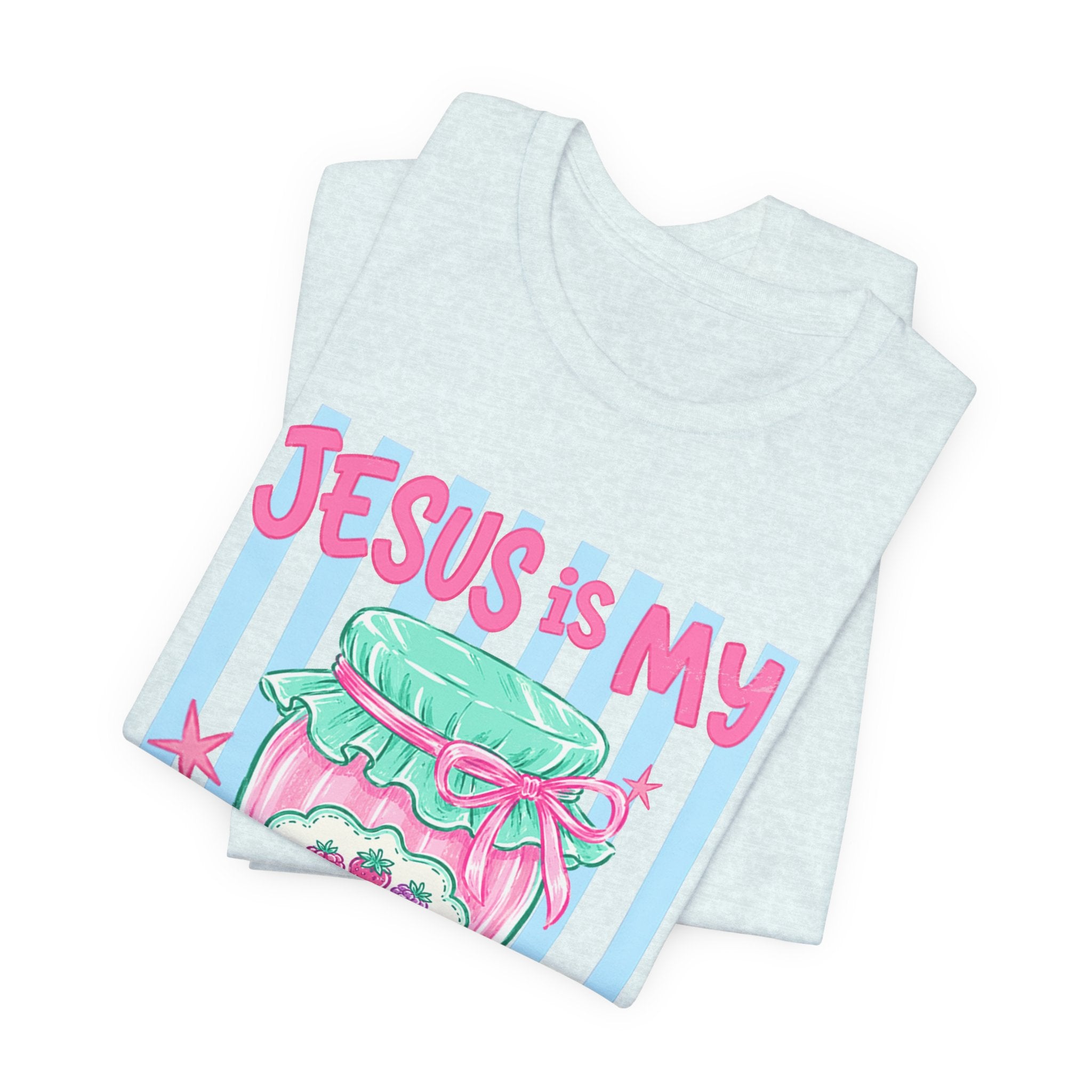Jesus Is My Jam T-Shirt — Cute Pastel Christian Faith Tee