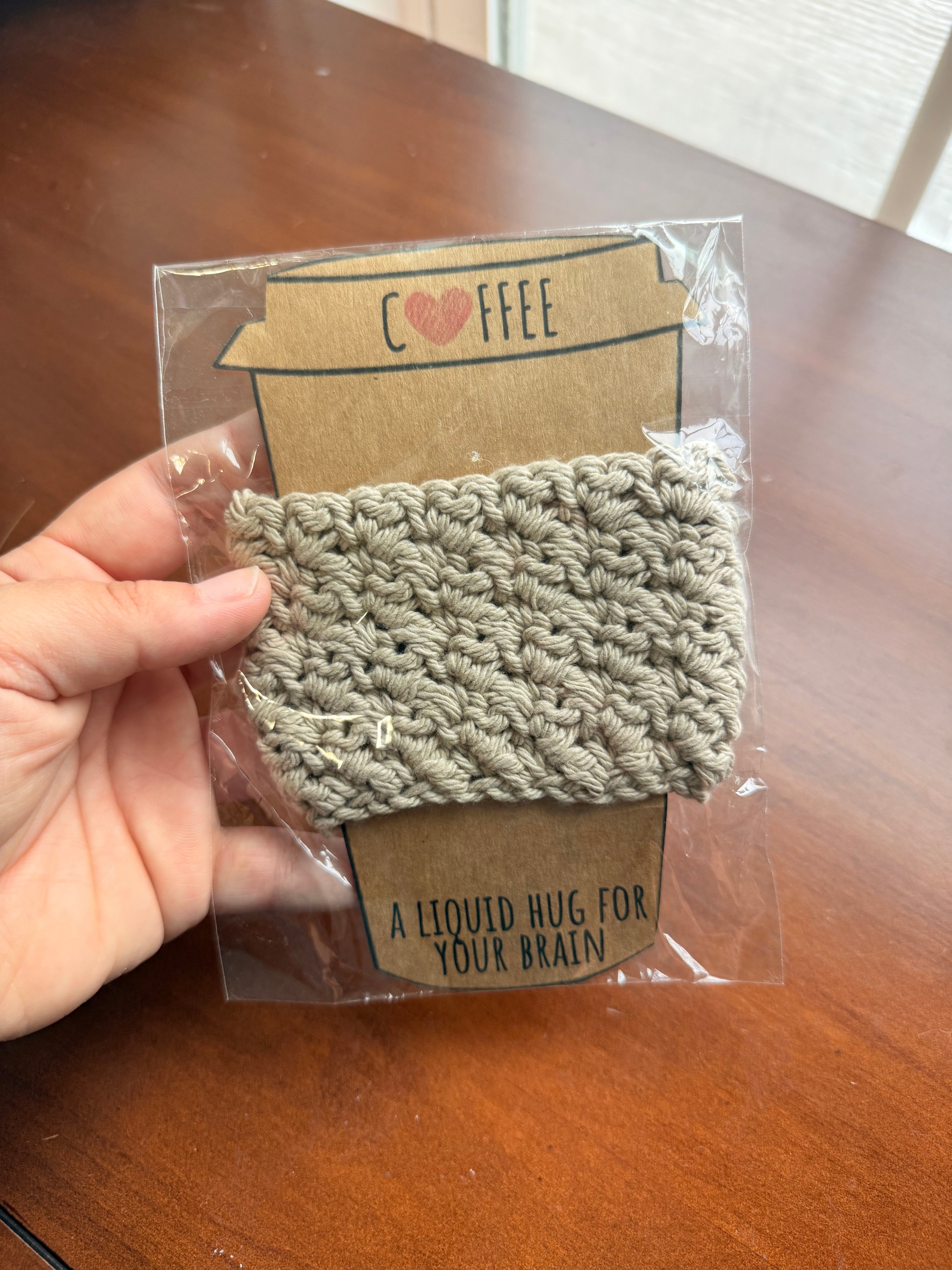 Handmade Crochet Coffee Cup Cozy