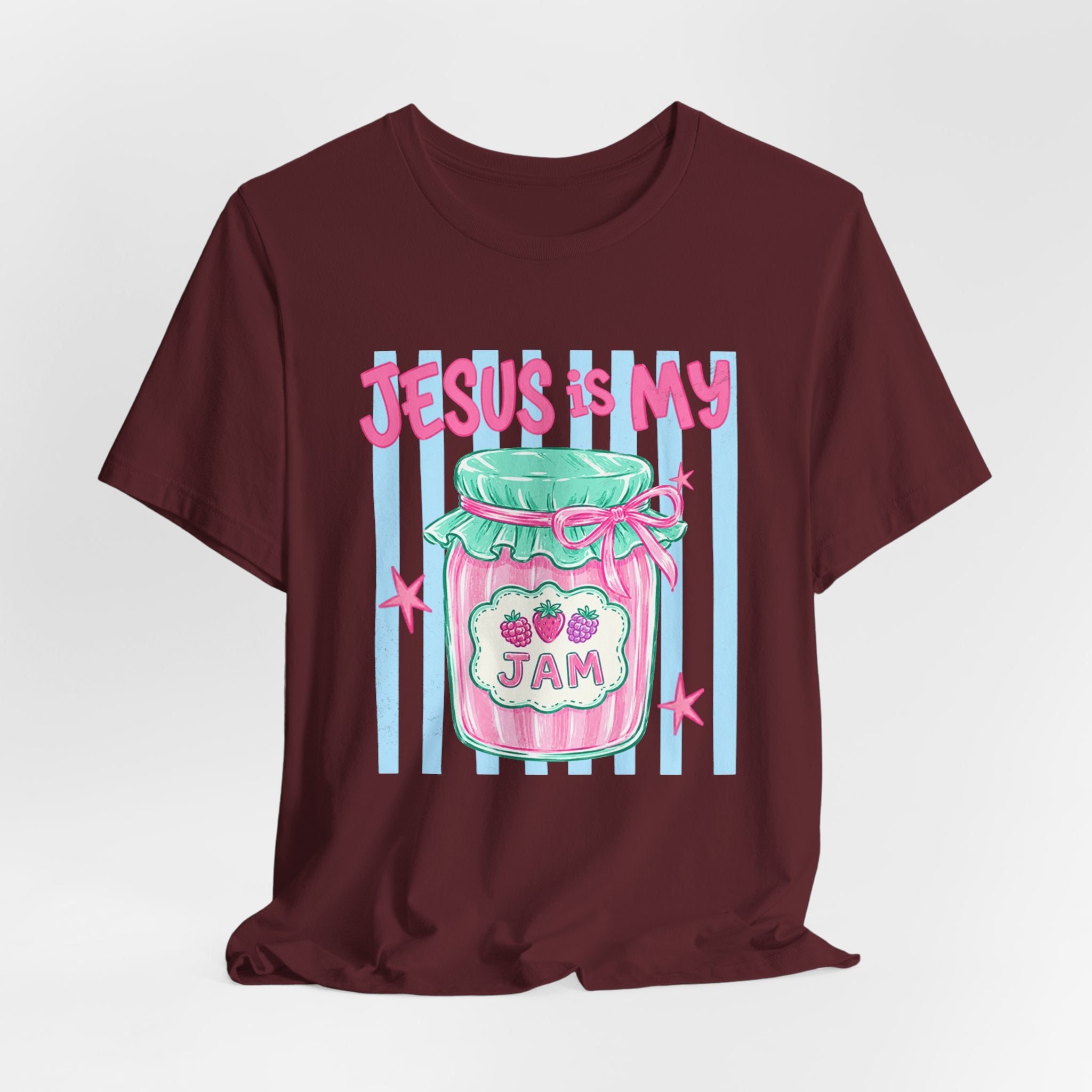 Jesus Is My Jam T-Shirt — Cute Pastel Christian Faith Tee