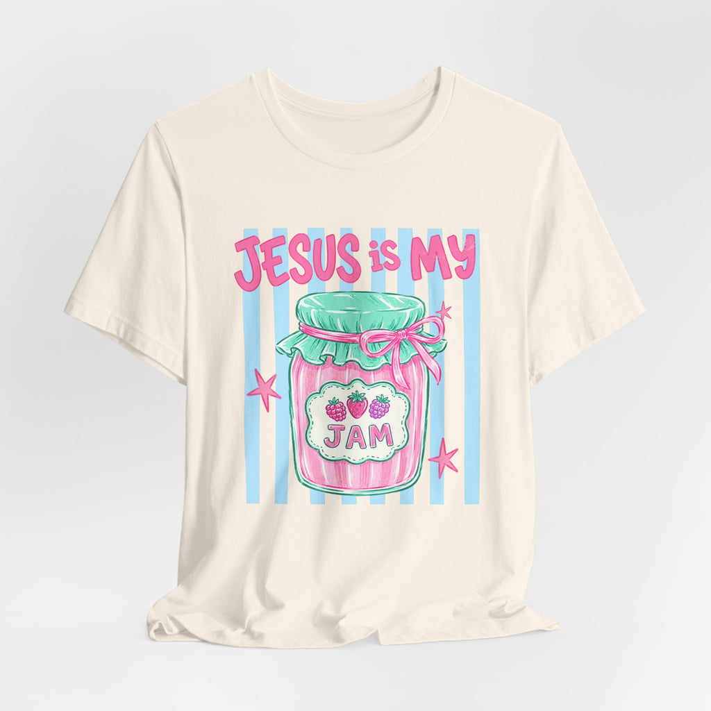 Jesus Is My Jam T-Shirt — Cute Pastel Christian Faith Tee