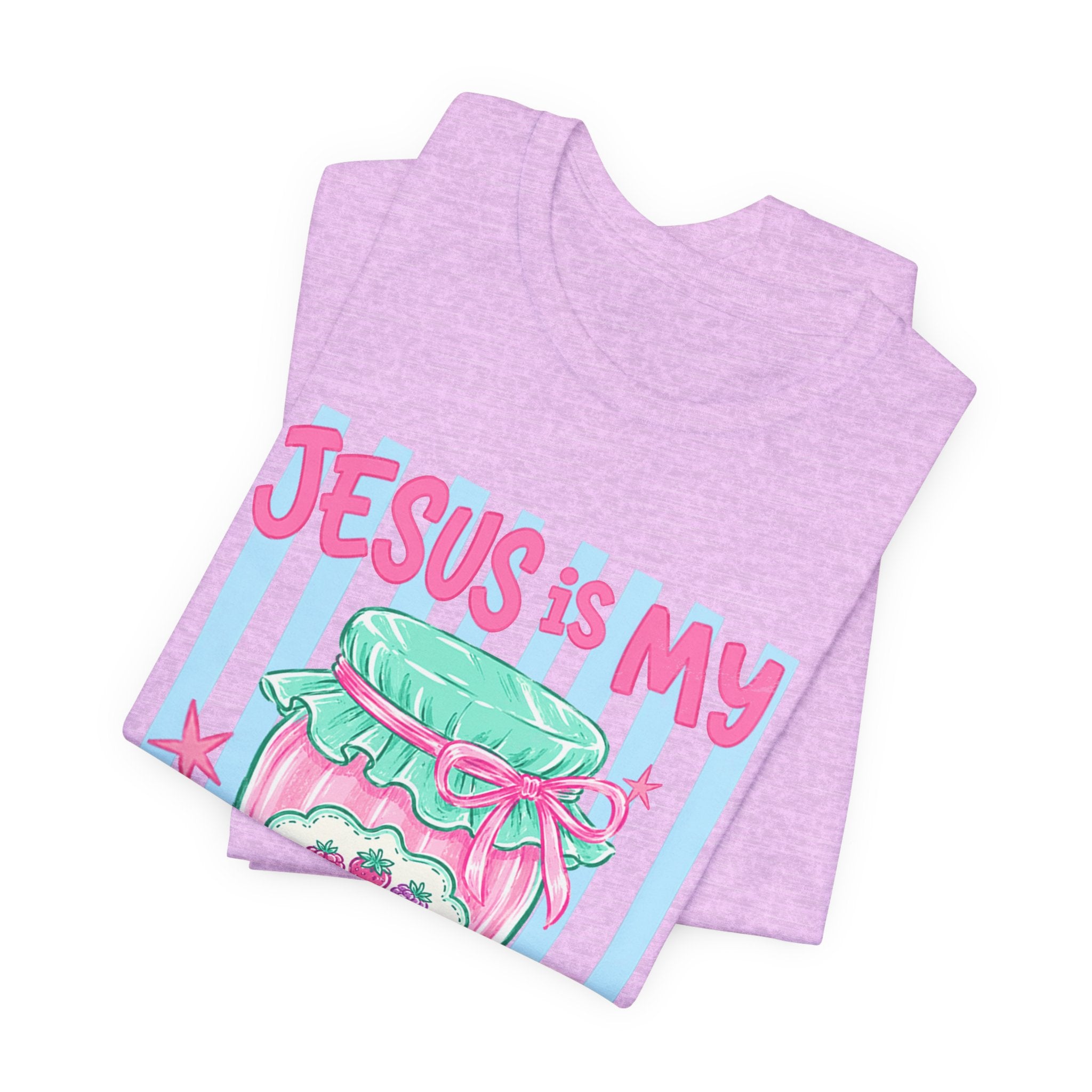 Jesus Is My Jam T-Shirt — Cute Pastel Christian Faith Tee