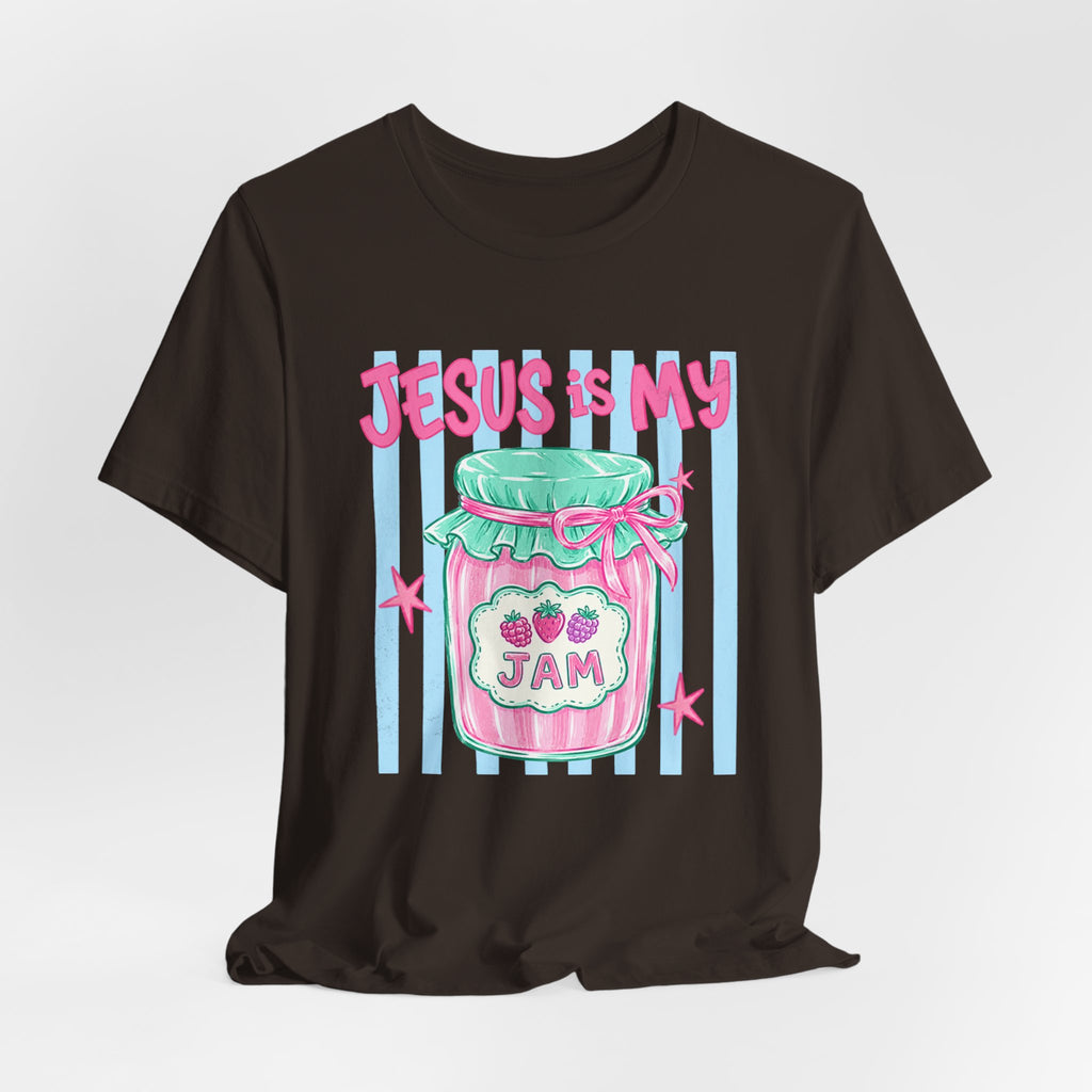 Jesus Is My Jam T-Shirt — Cute Pastel Christian Faith Tee