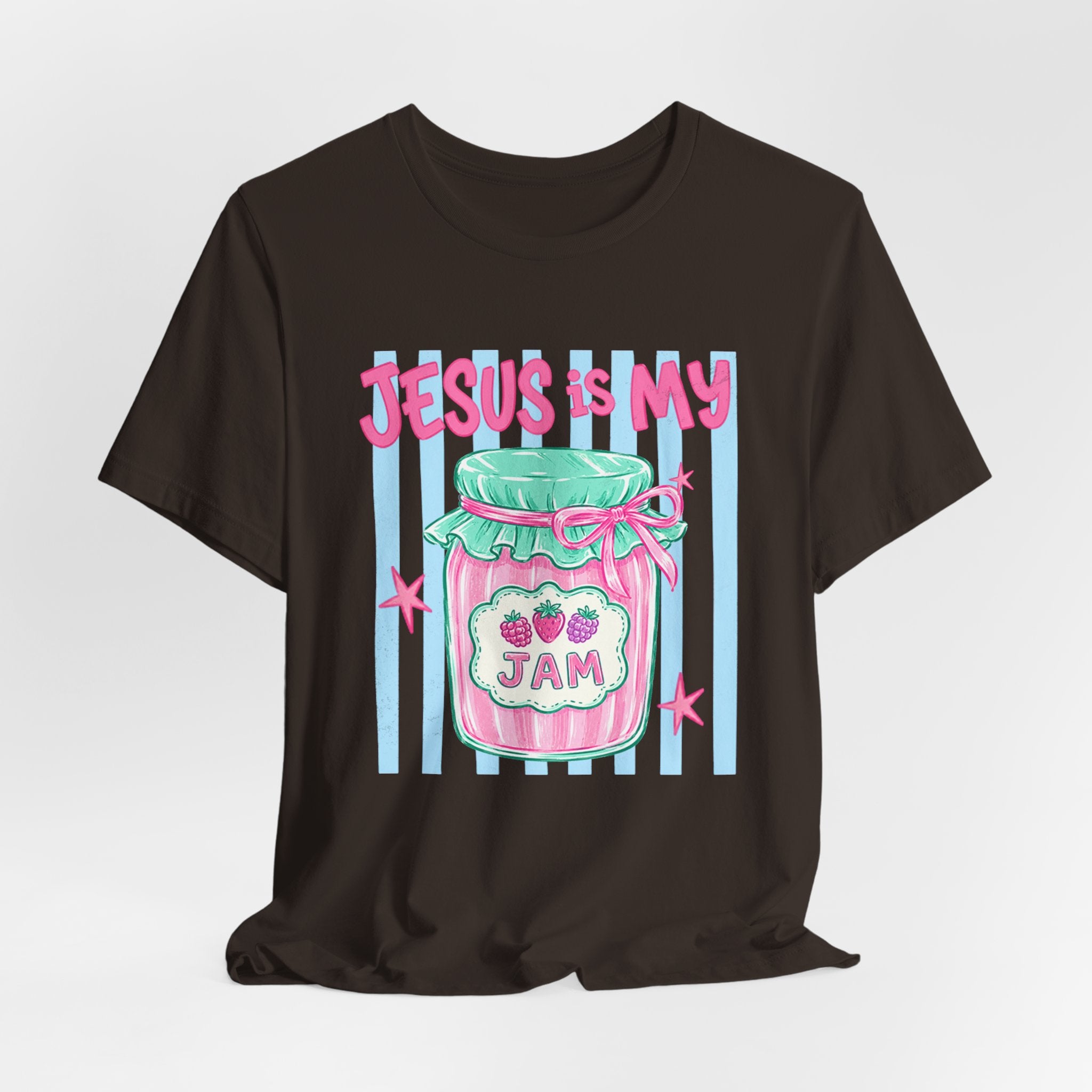Jesus Is My Jam T-Shirt — Cute Pastel Christian Faith Tee