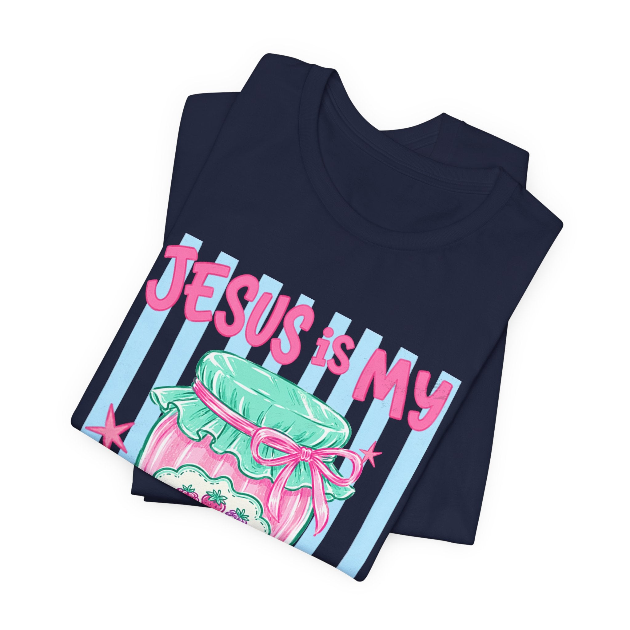 Jesus Is My Jam T-Shirt — Cute Pastel Christian Faith Tee