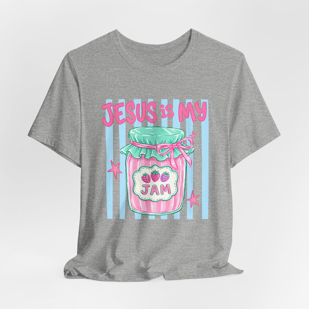 Jesus Is My Jam T-Shirt — Cute Pastel Christian Faith Tee