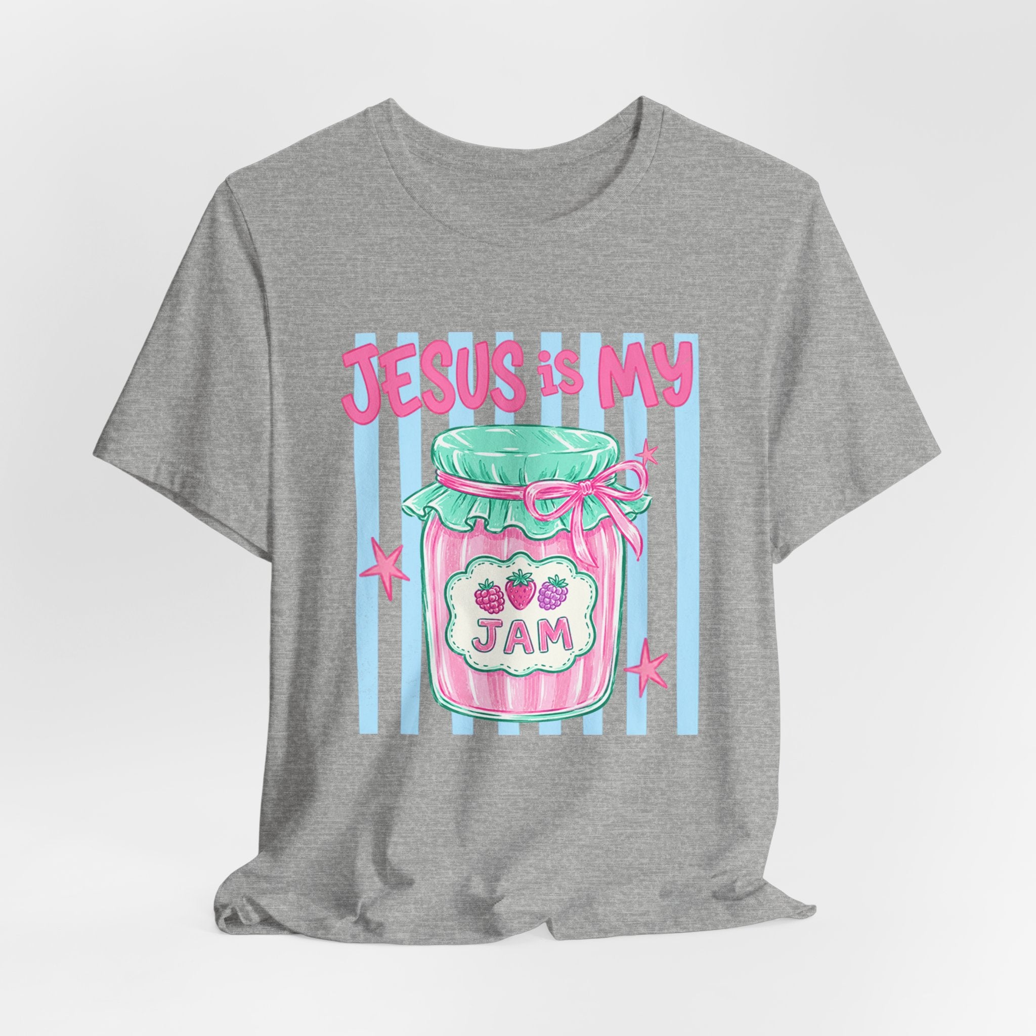 Jesus Is My Jam T-Shirt — Cute Pastel Christian Faith Tee
