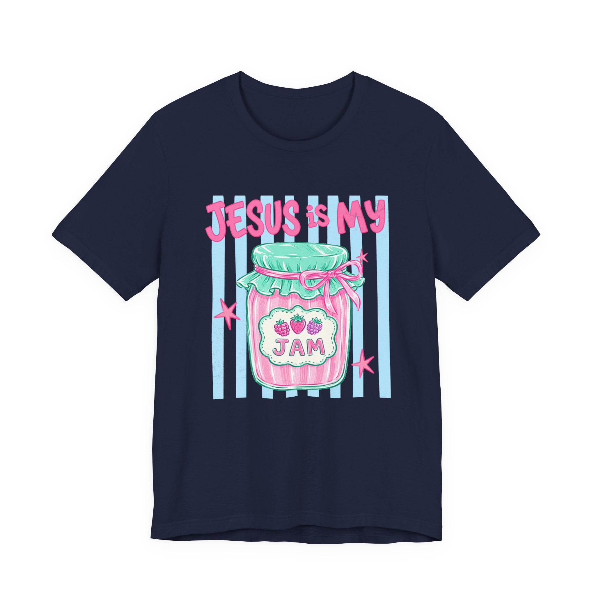 Jesus Is My Jam T-Shirt — Cute Pastel Christian Faith Tee
