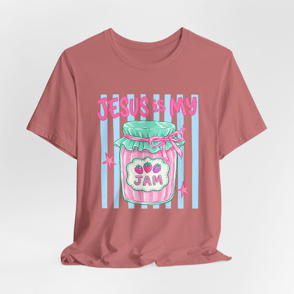 Jesus Is My Jam T-Shirt — Cute Pastel Christian Faith Tee