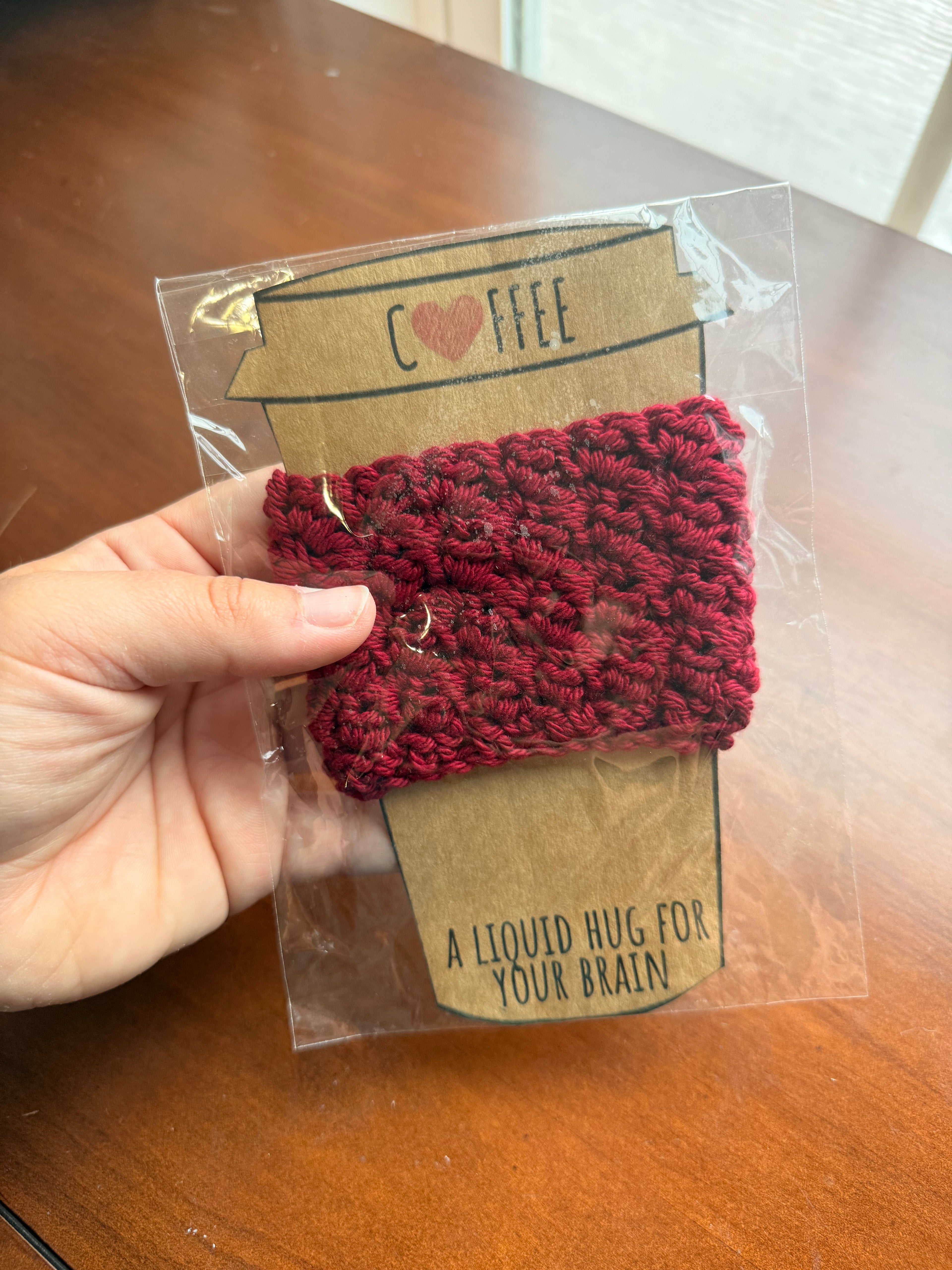 Handmade Crochet Coffee Cup Cozy
