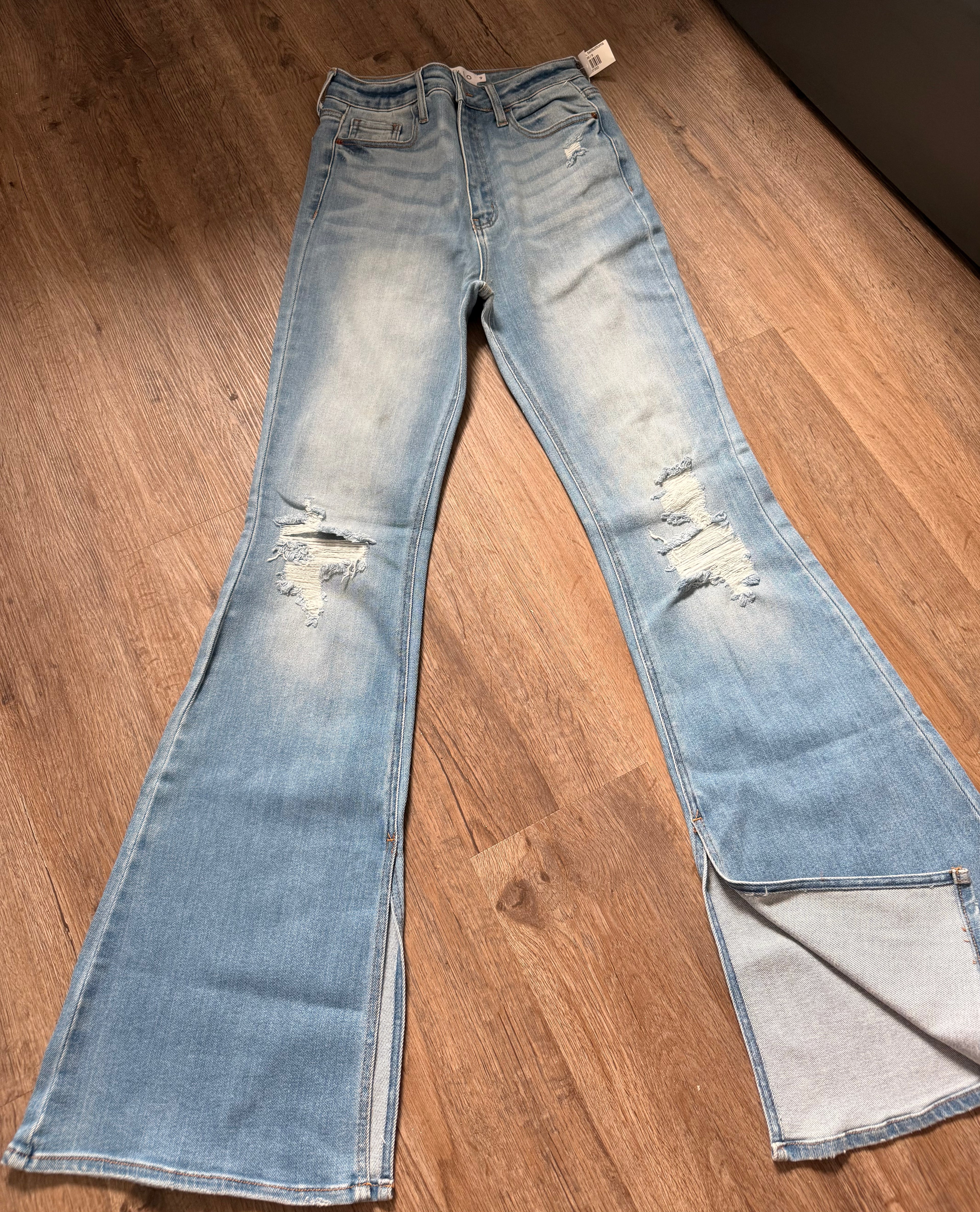 Cello high rise skinny flare